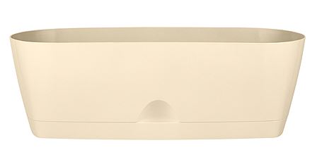 Горшок овальный InGreen Amsterdam д/суккулентов,25см,сливочный